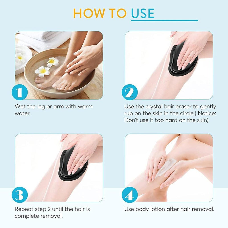 Painless Hair Removal Magic Crystal Hair Eraser - Slower Regrowth